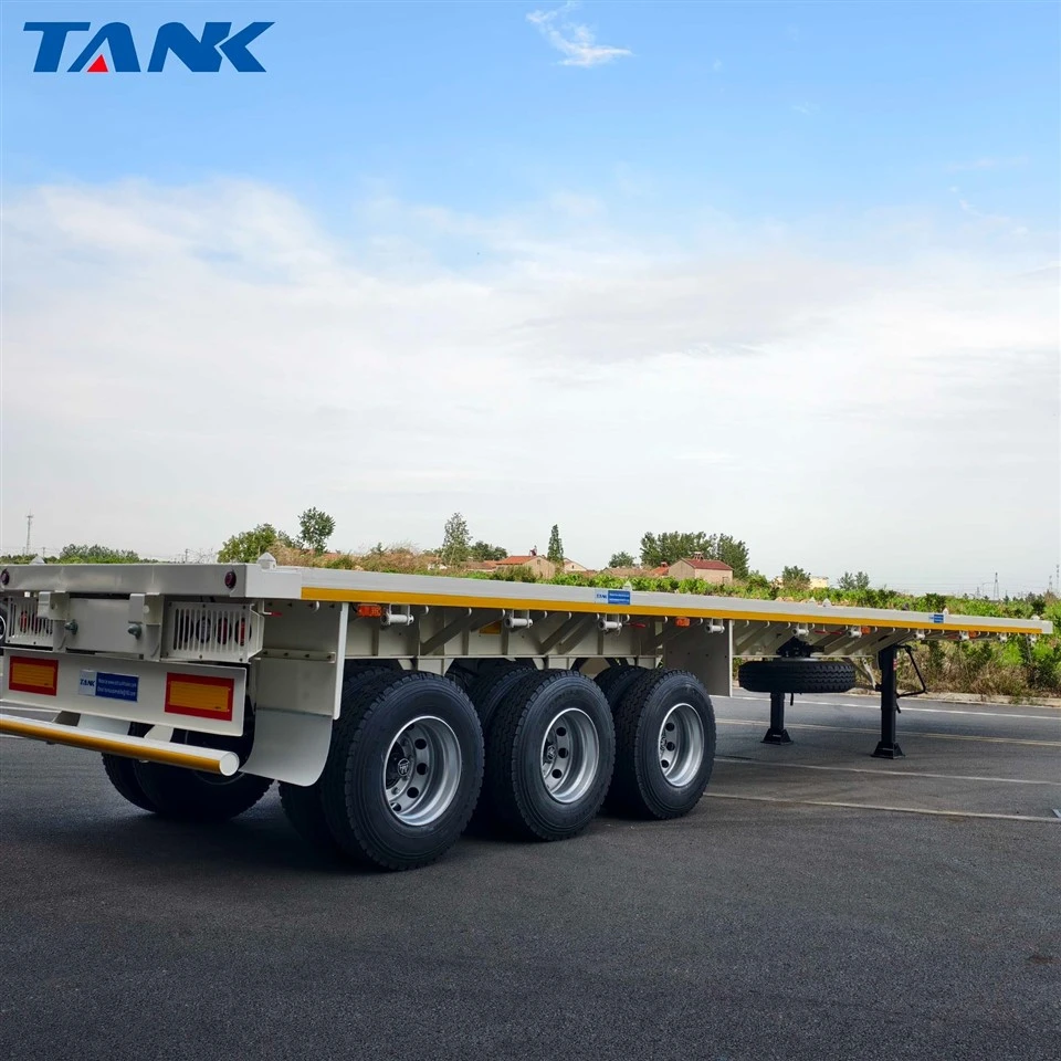 3 Axle 40ft Flatbed Semi-trailer best